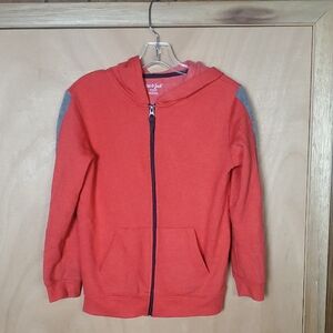 Cat & Jack Red Hoodie with Gray Accents